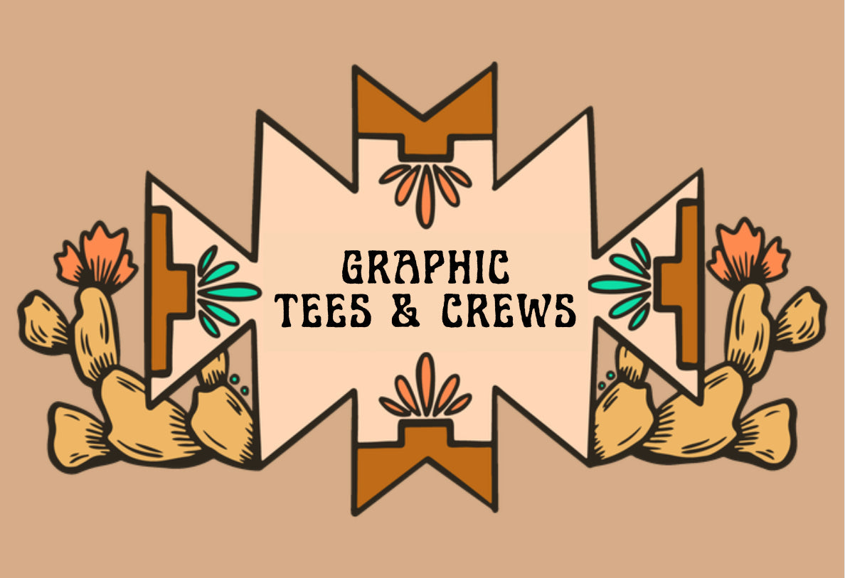 GRAPHIC TEES & CREWS