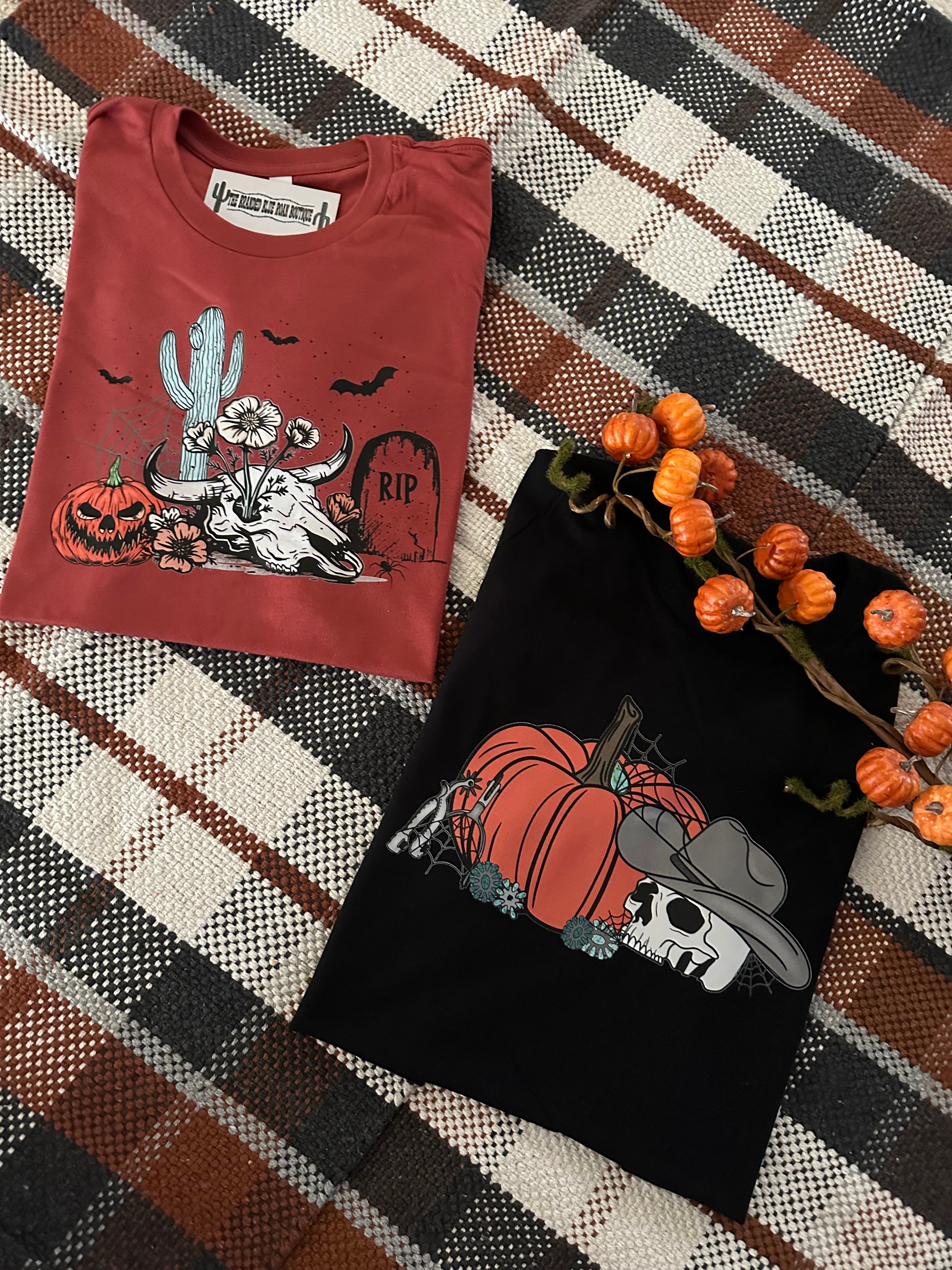 Desert Halloween & Cowboy Pumpkin