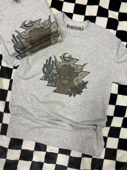 Desert Highland Western Graphic Tee