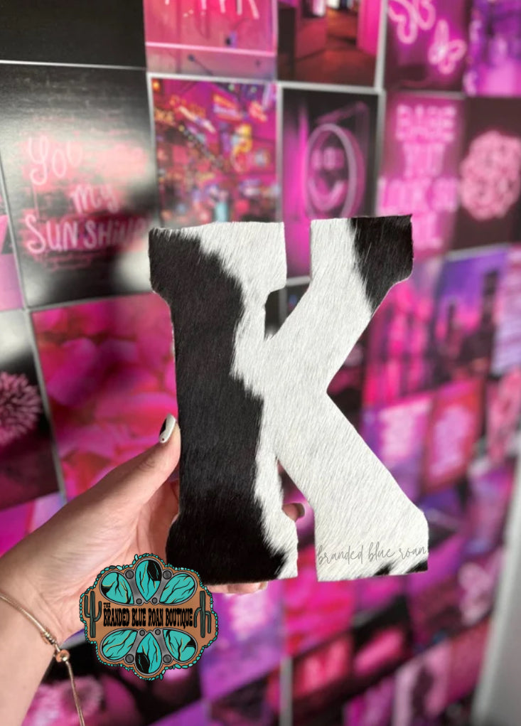 Cowhide Letters