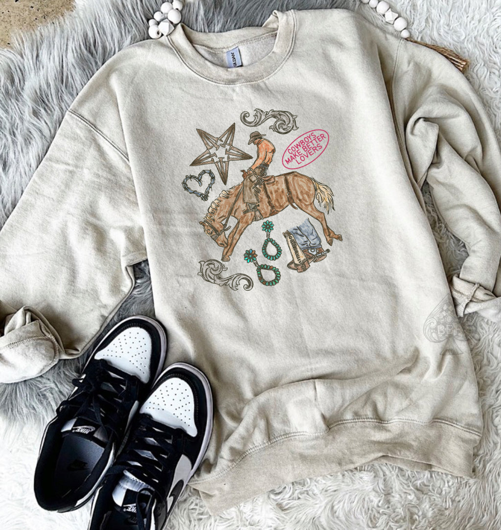 Cowboy Lovers Collage - Graphic