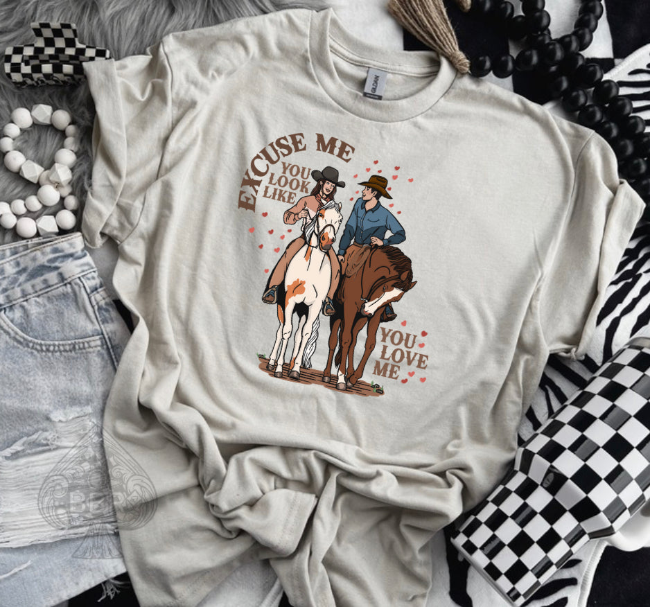 Excuse Me Valentines Graphic