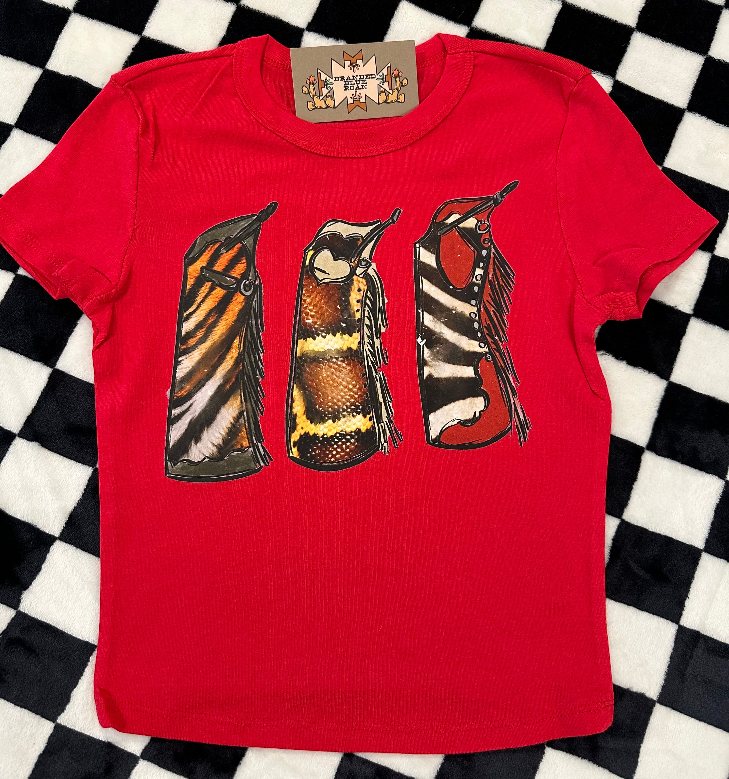 Wild Chaps Red Adult Baby Tee