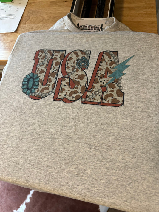 USA Western Graphic Tee