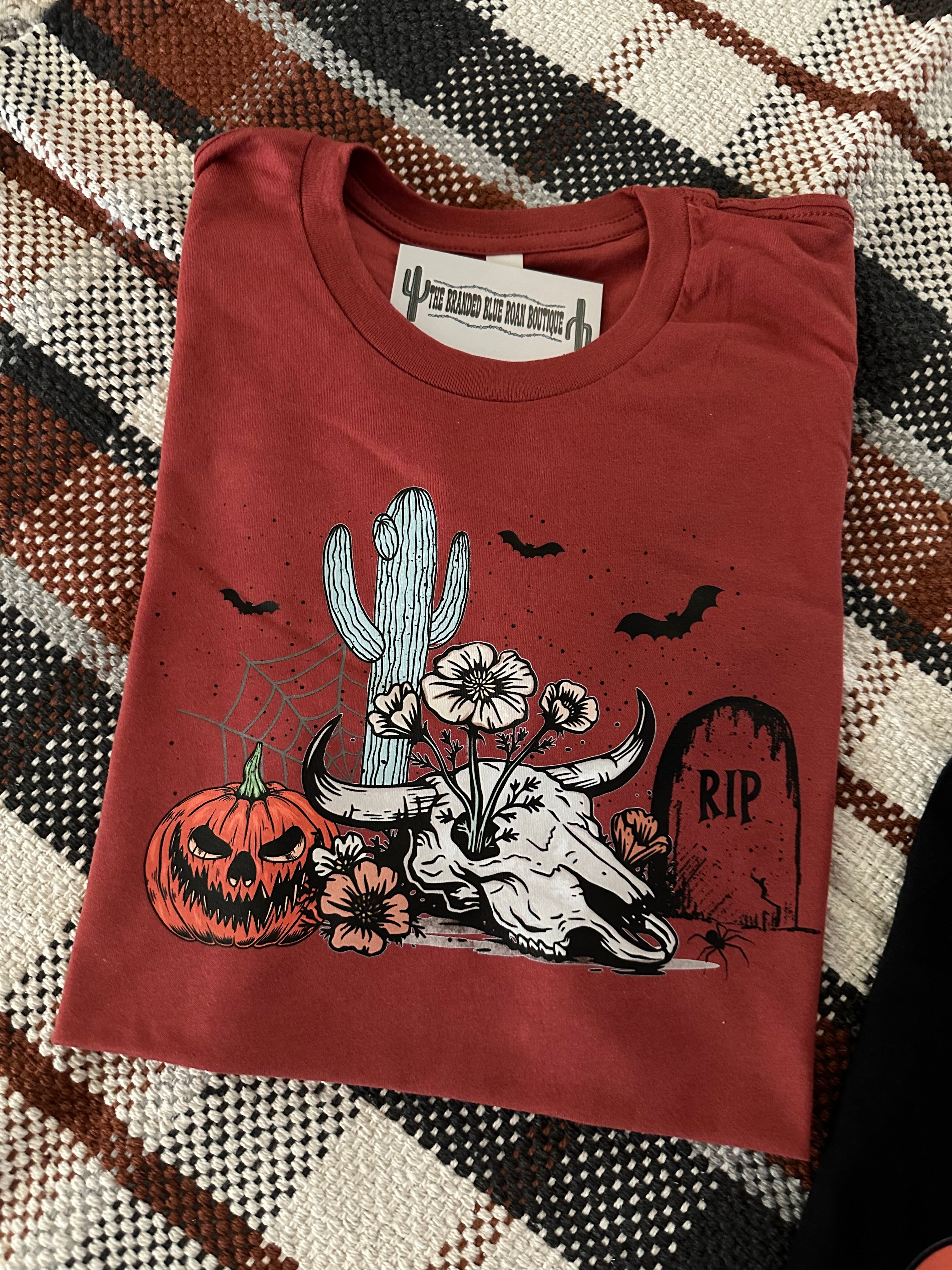 Desert Halloween & Cowboy Pumpkin