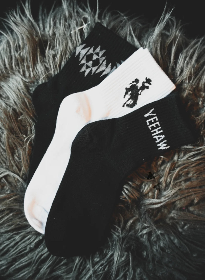 Sock ‘Em Silly - Black & White Pack