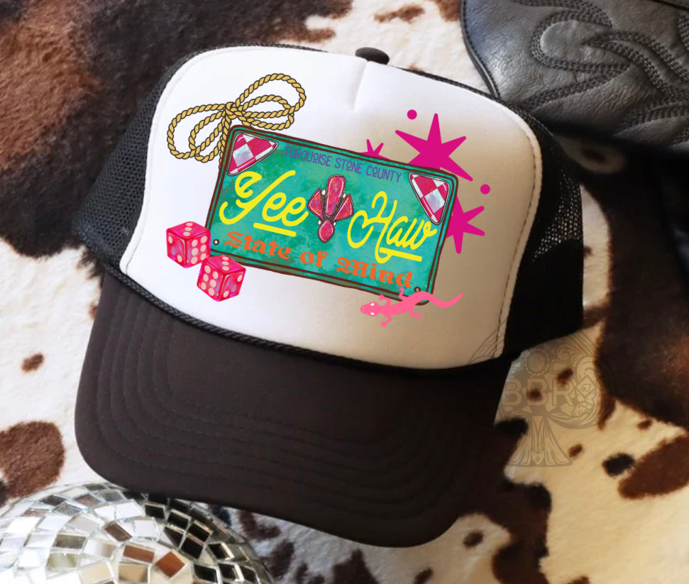 Yeehaw State of Mind Combo Trucker Hat