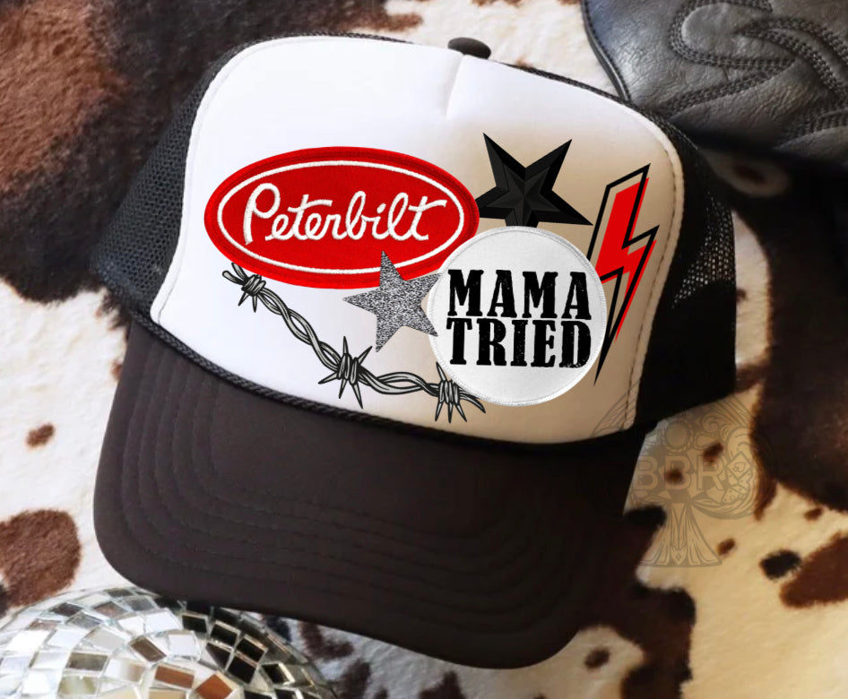 Peterbilt Mama Tried Trucker Hat