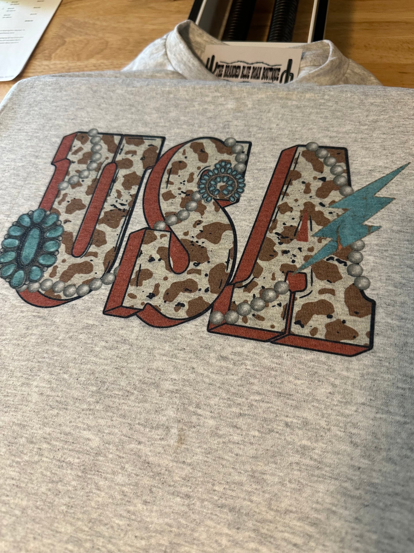 USA Western Graphic Tee