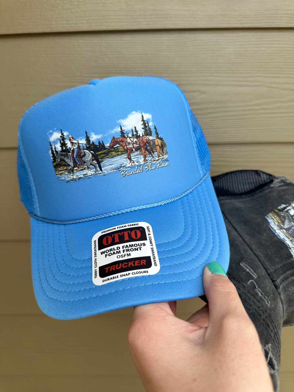 BBR Logo Crossing the River Trucker Hat - RTS