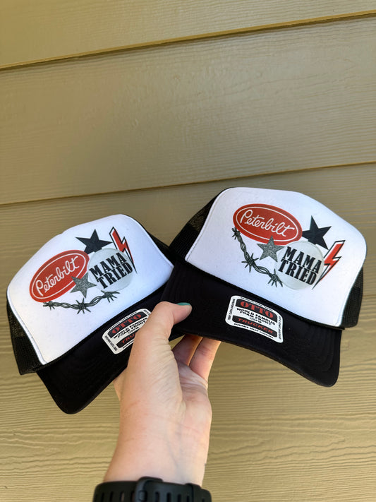 Peterbilt Mama Tried Trucker Hat