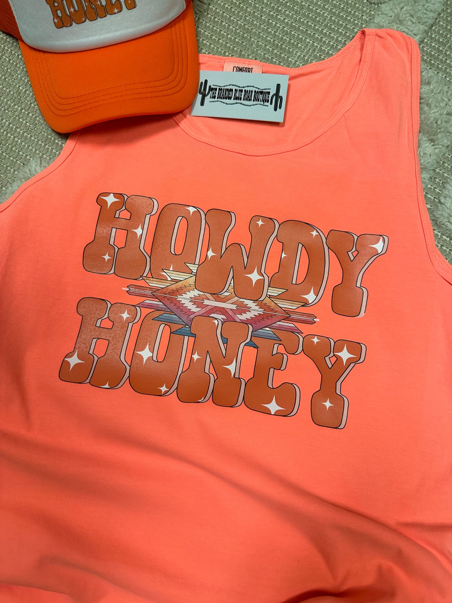 Howdy Honey Tank top - Comfort Colors