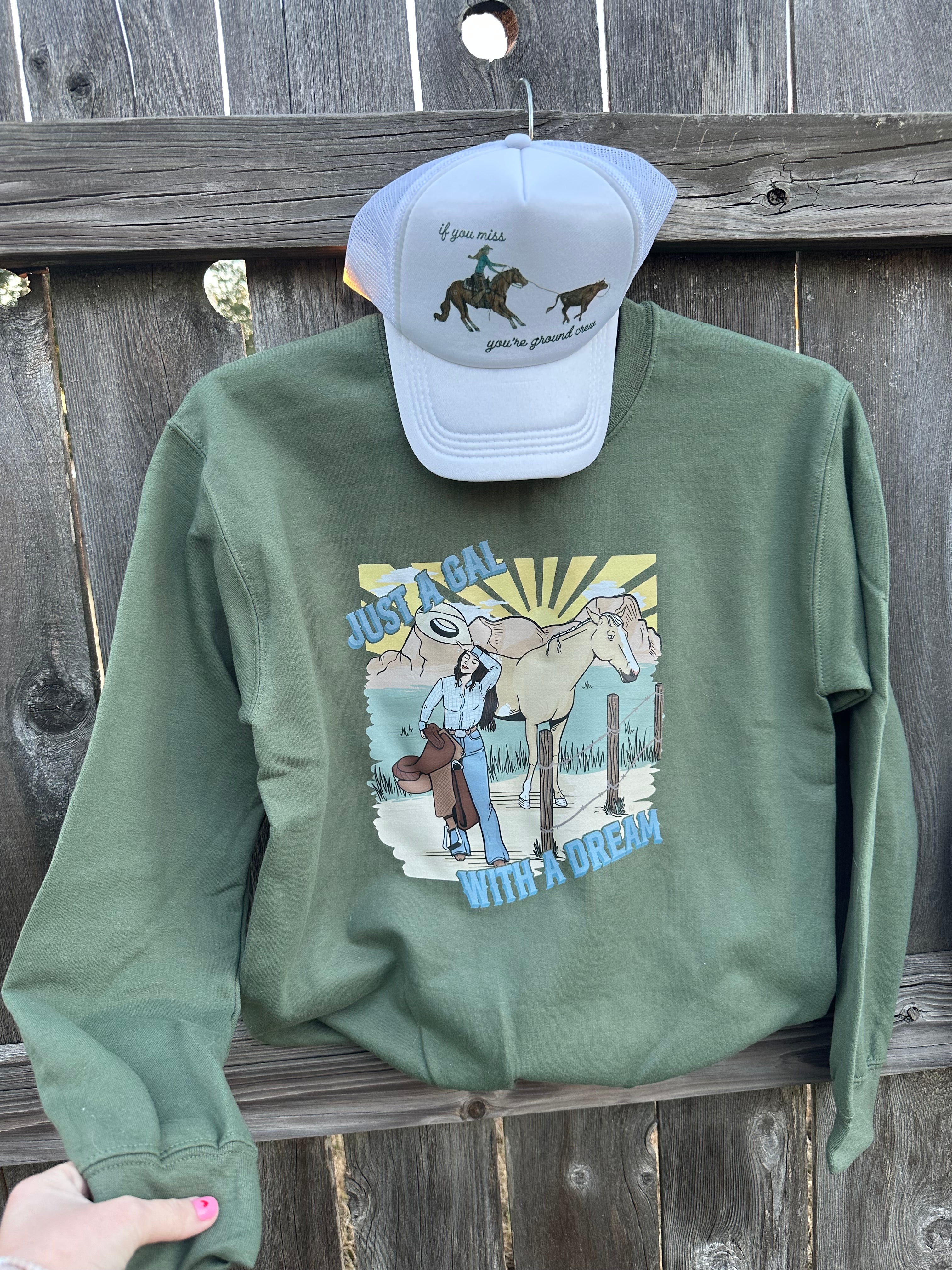 Just a cowgal with a dream Graphic