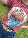 Cup of Spring graphic tee - Comfort Colors