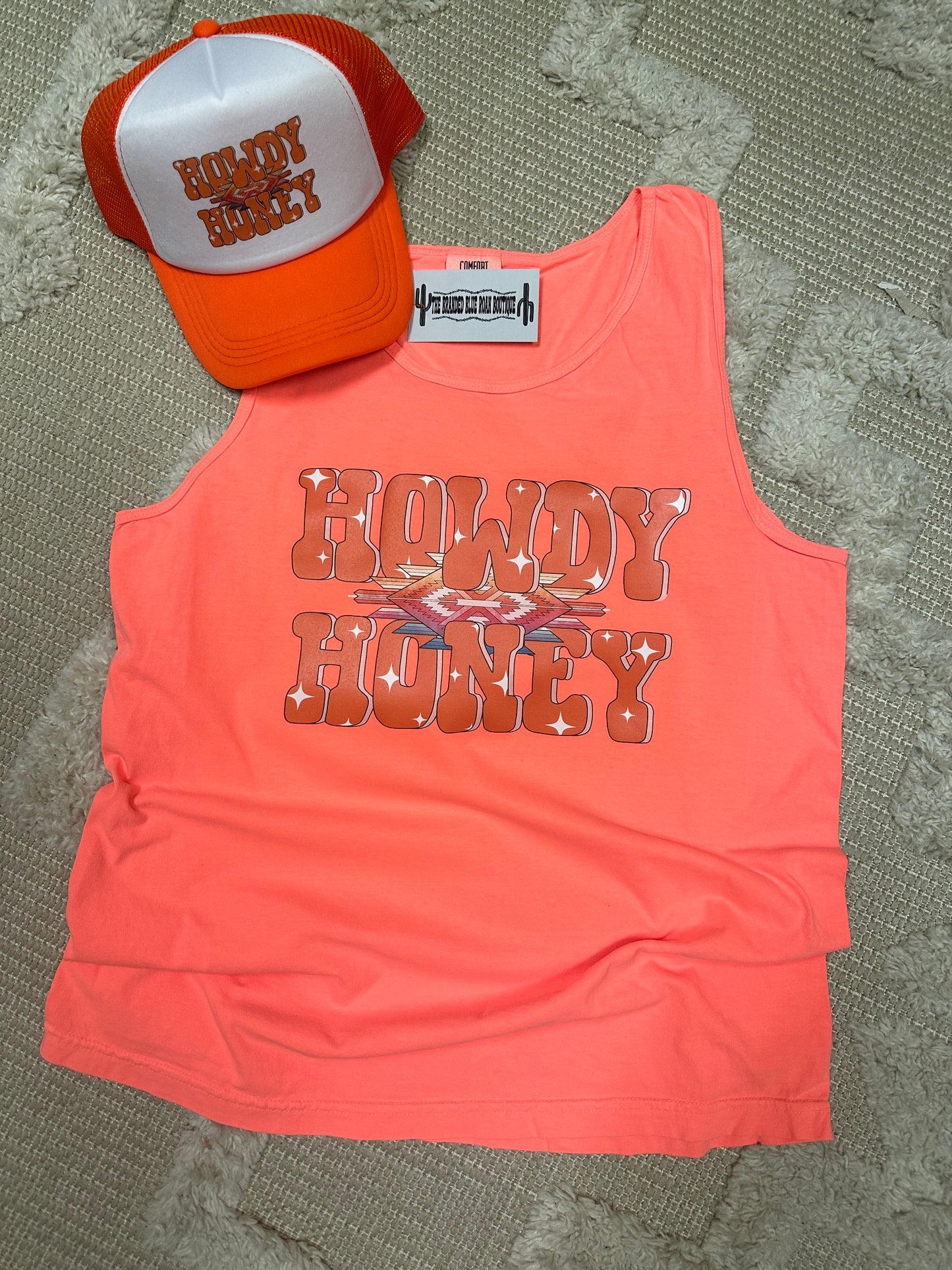 Howdy Honey Tank top - Comfort Colors