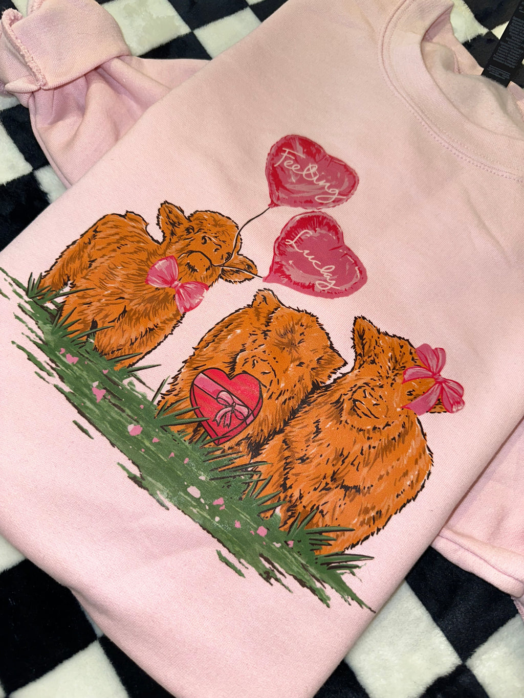 Feelin Lucky Valentines Graphic