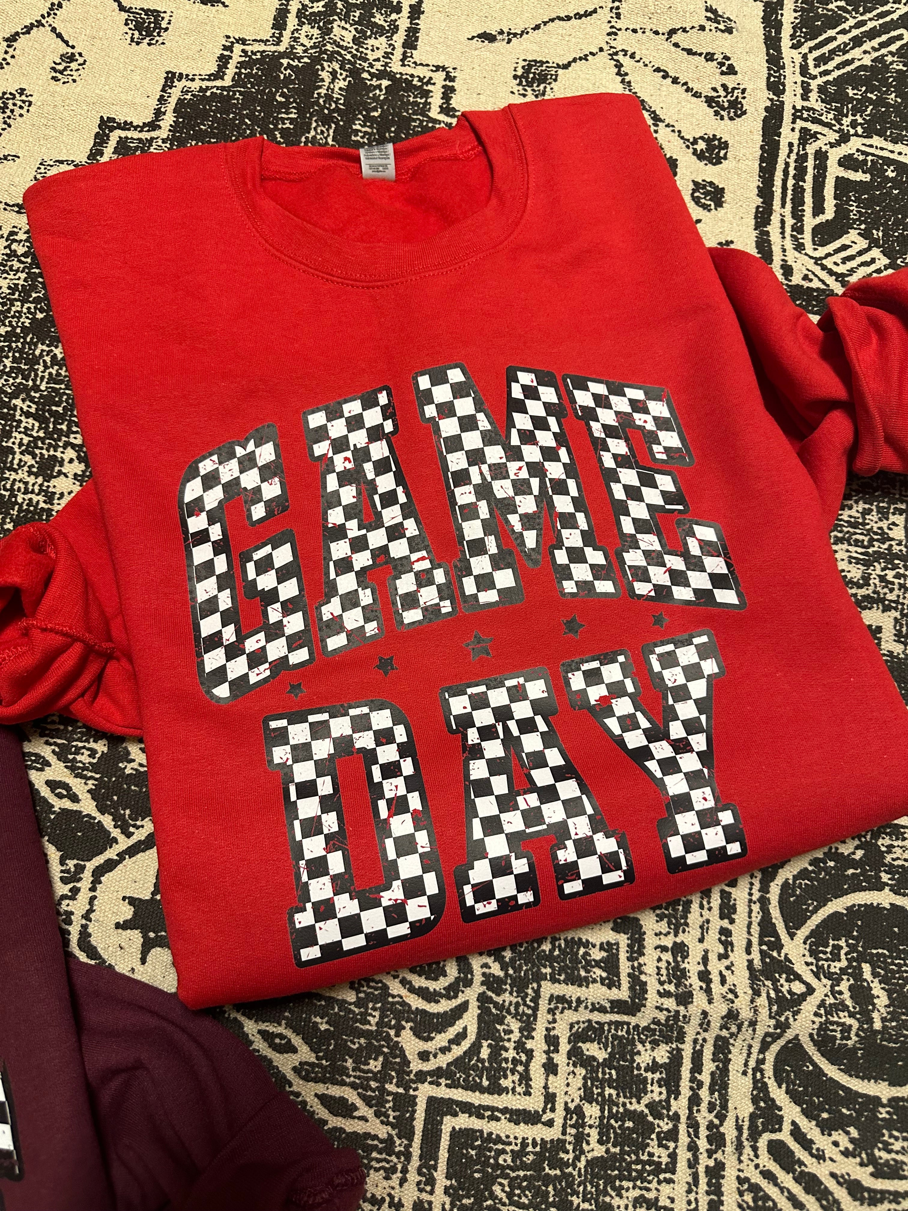 Game Day Red Checkered