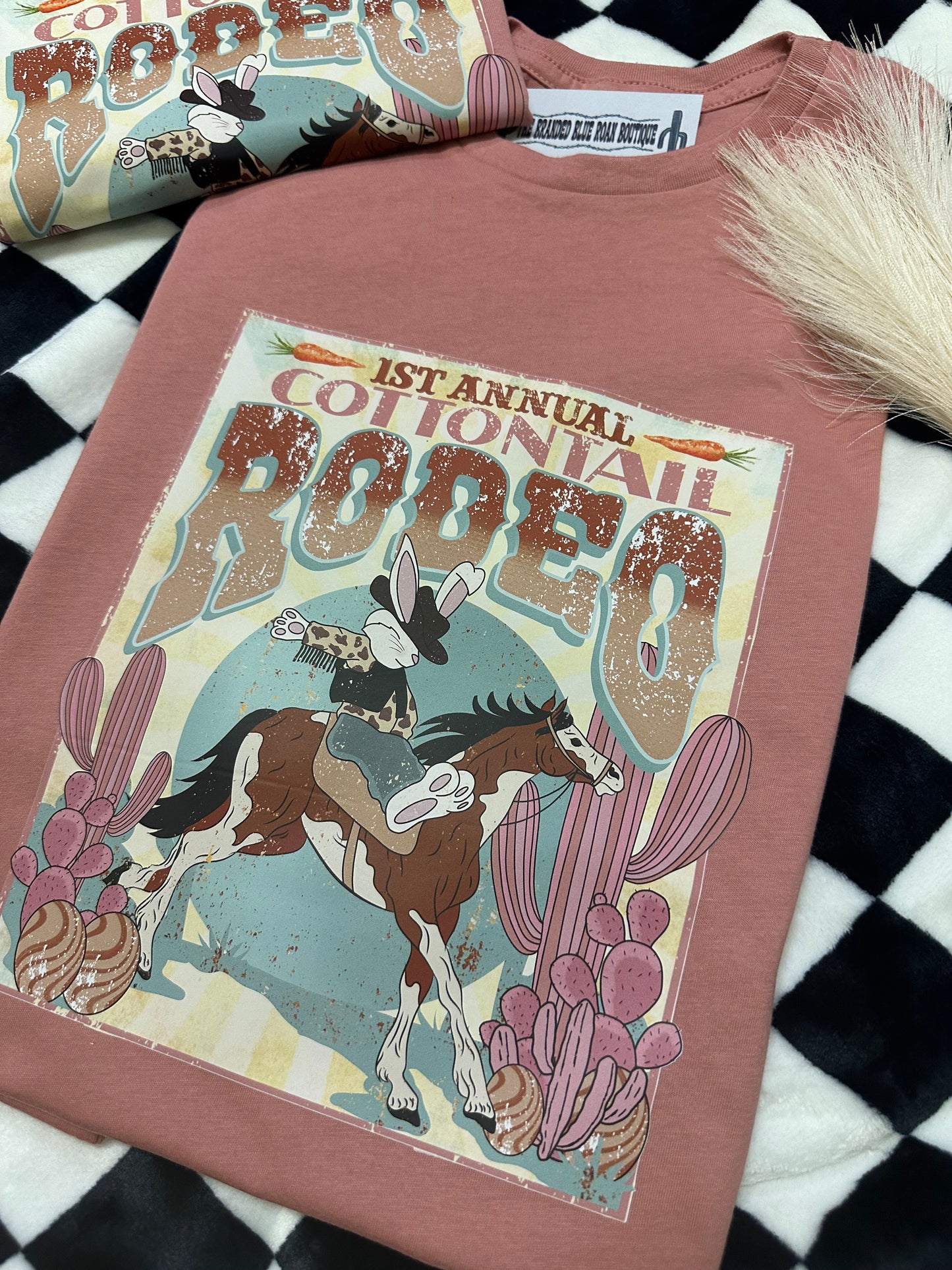 Cottontail Easter Rodeo graphic tee