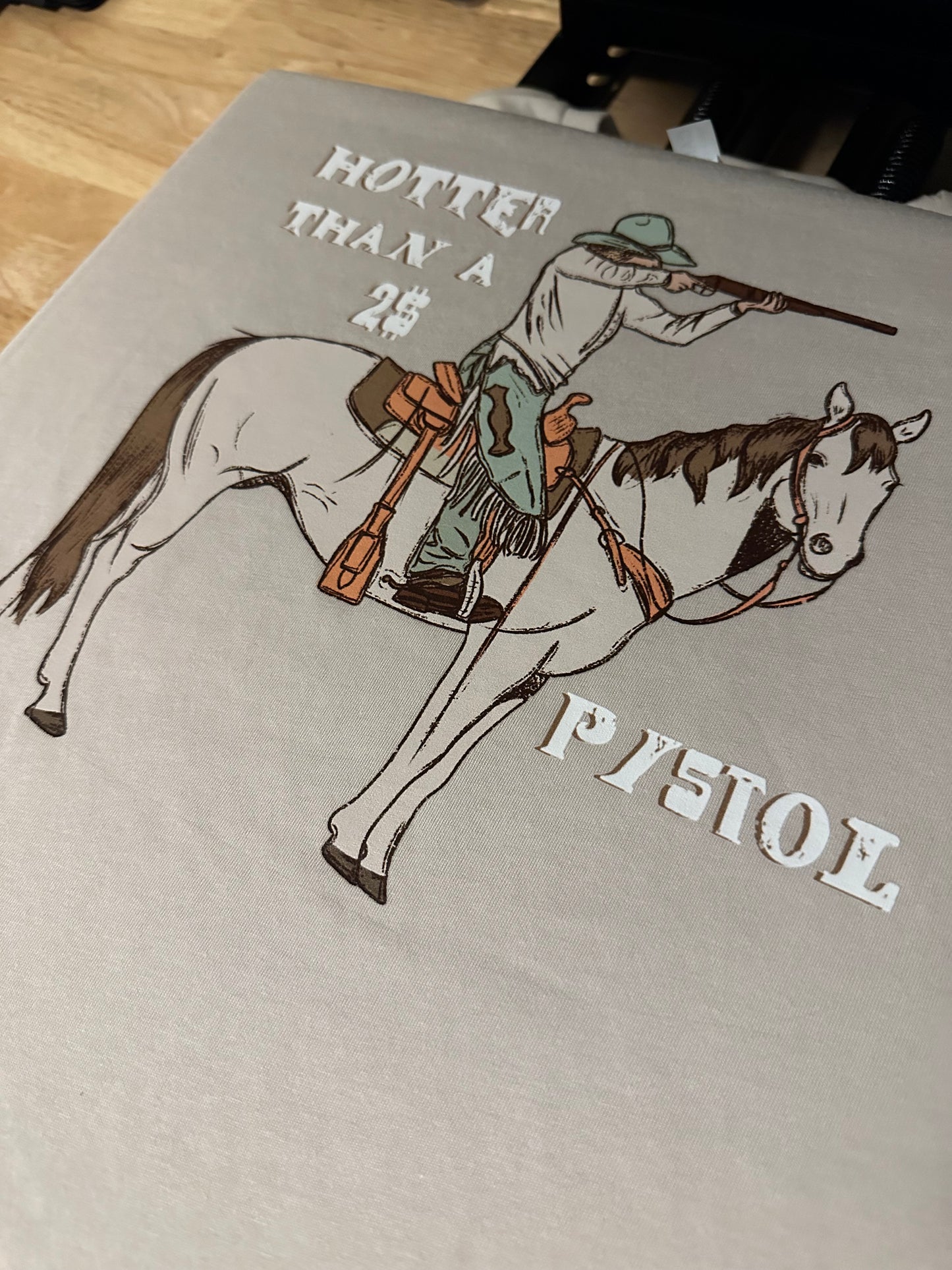 Hotter than $2 Pi$tol Western Tee