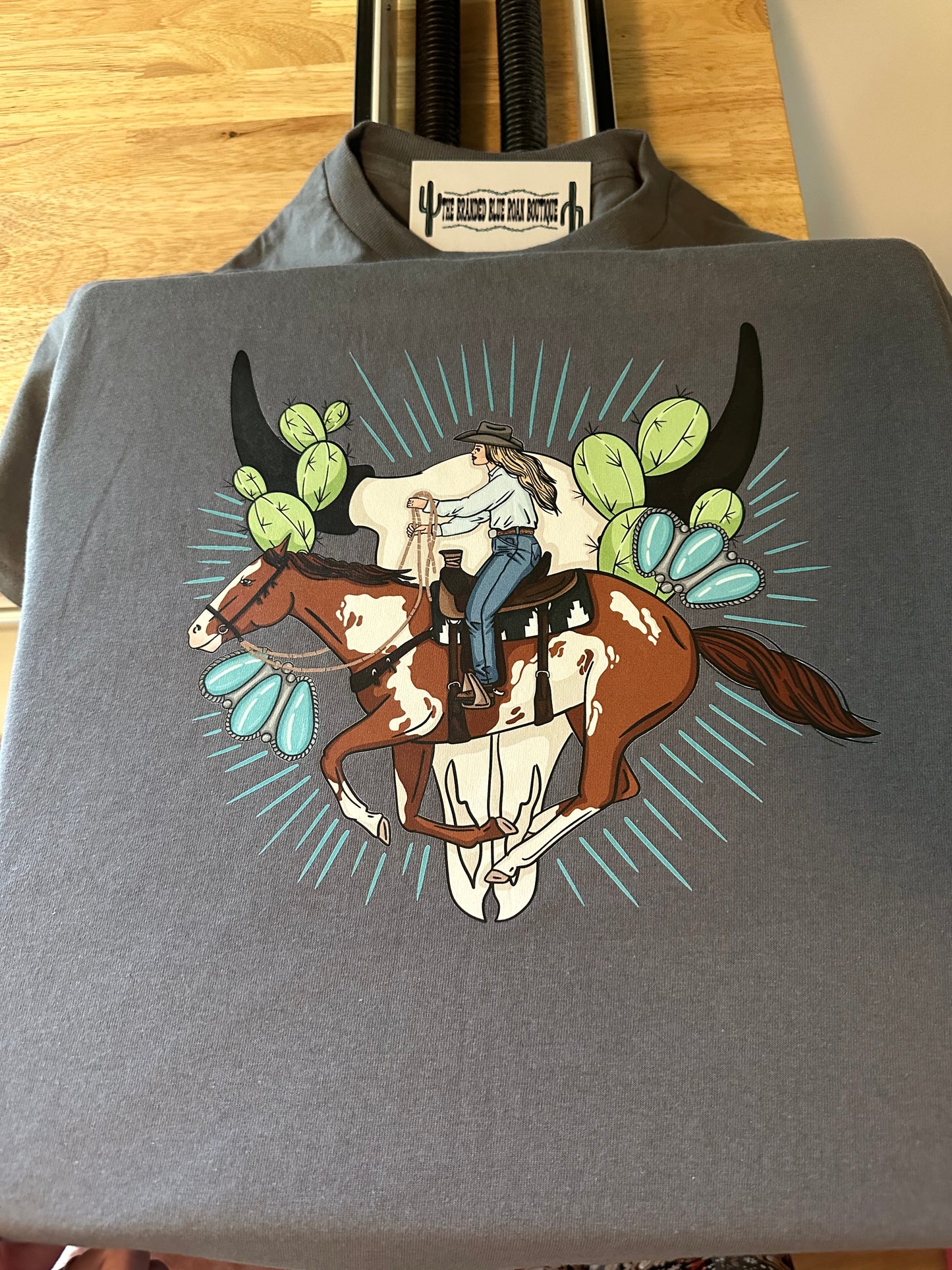 Cowgirl Rider graphic tee