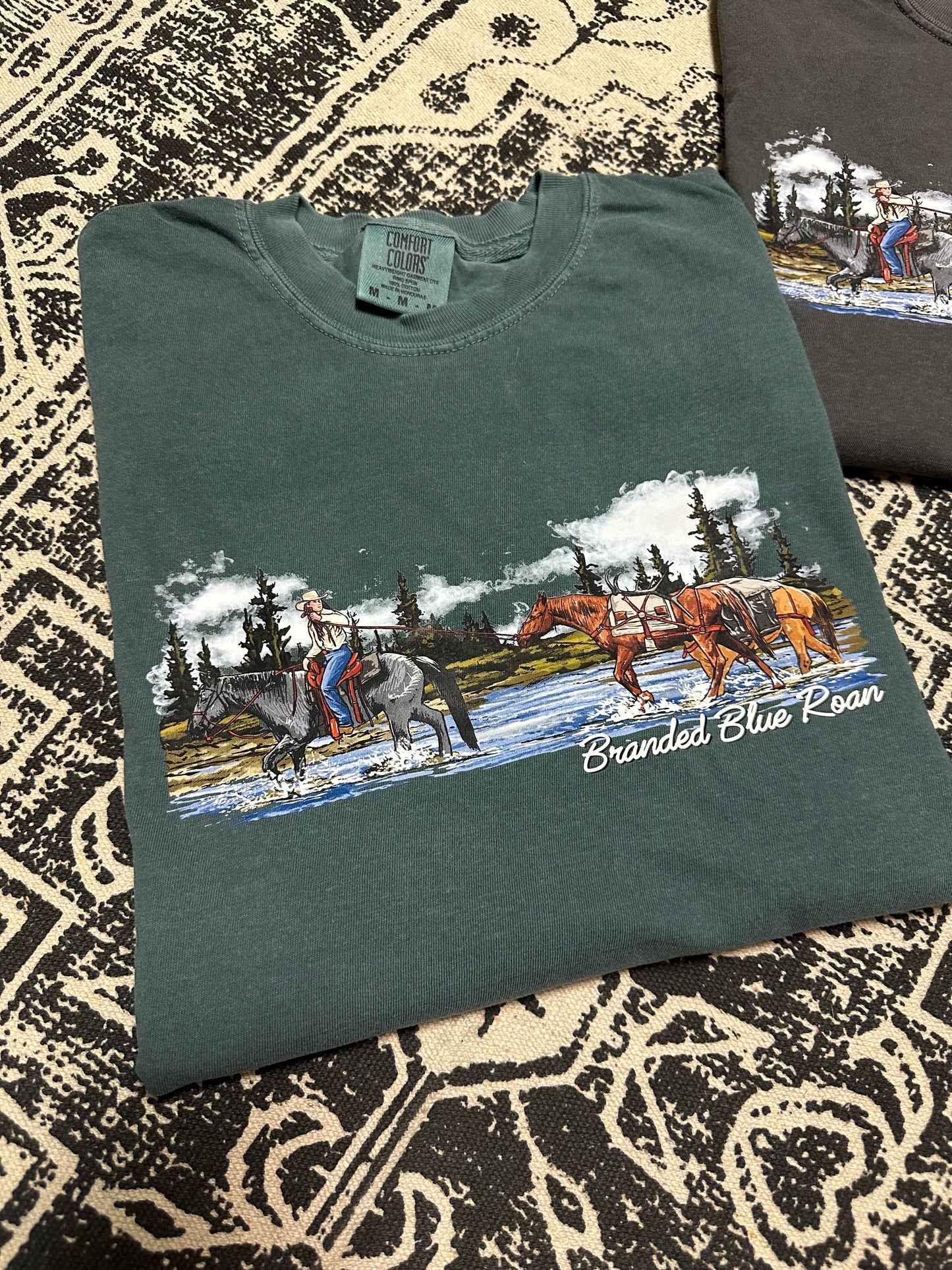 BBR crossing river - Comfort Colors tee