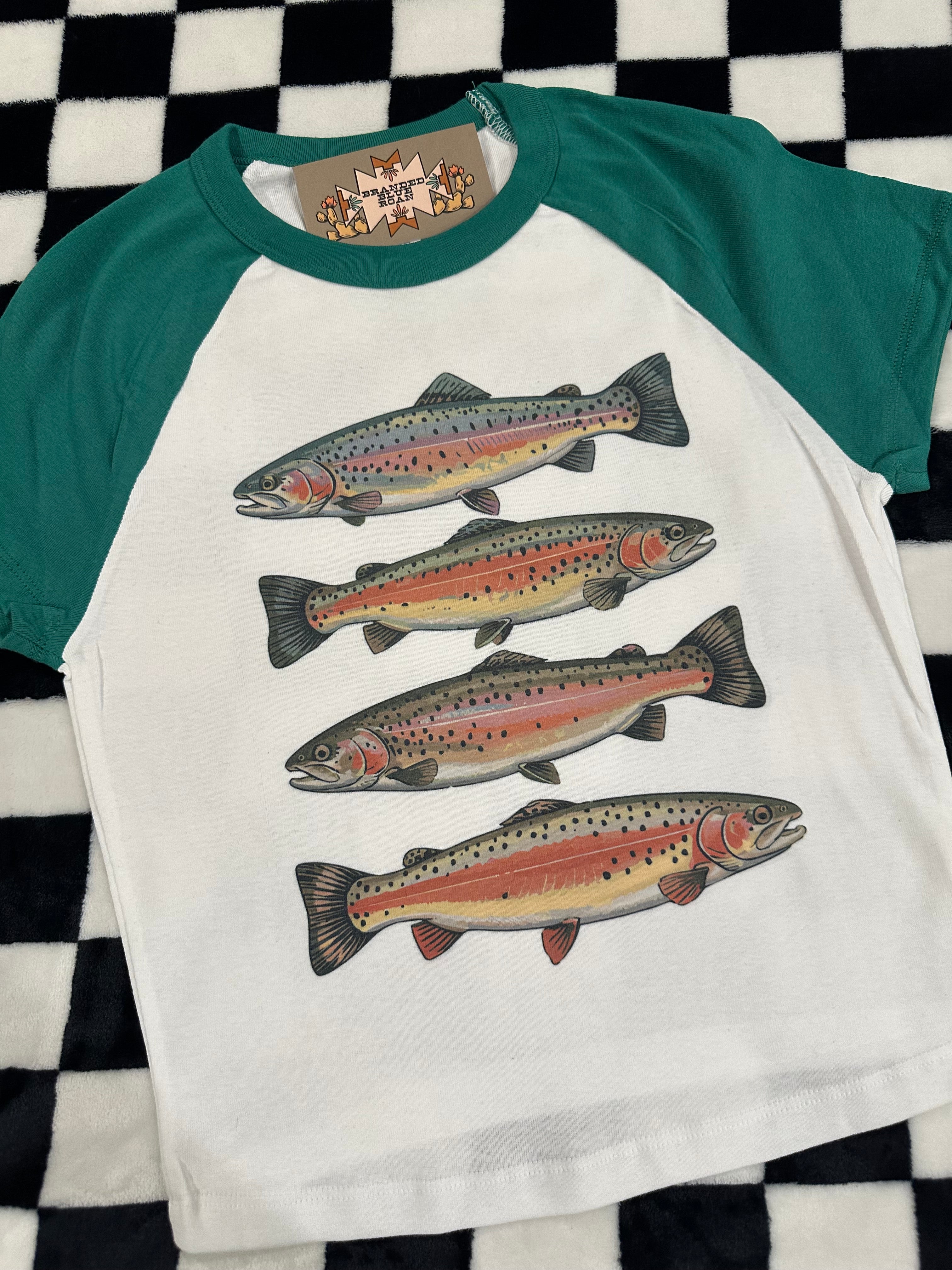 Rainbow Trout Adult Baby Tee