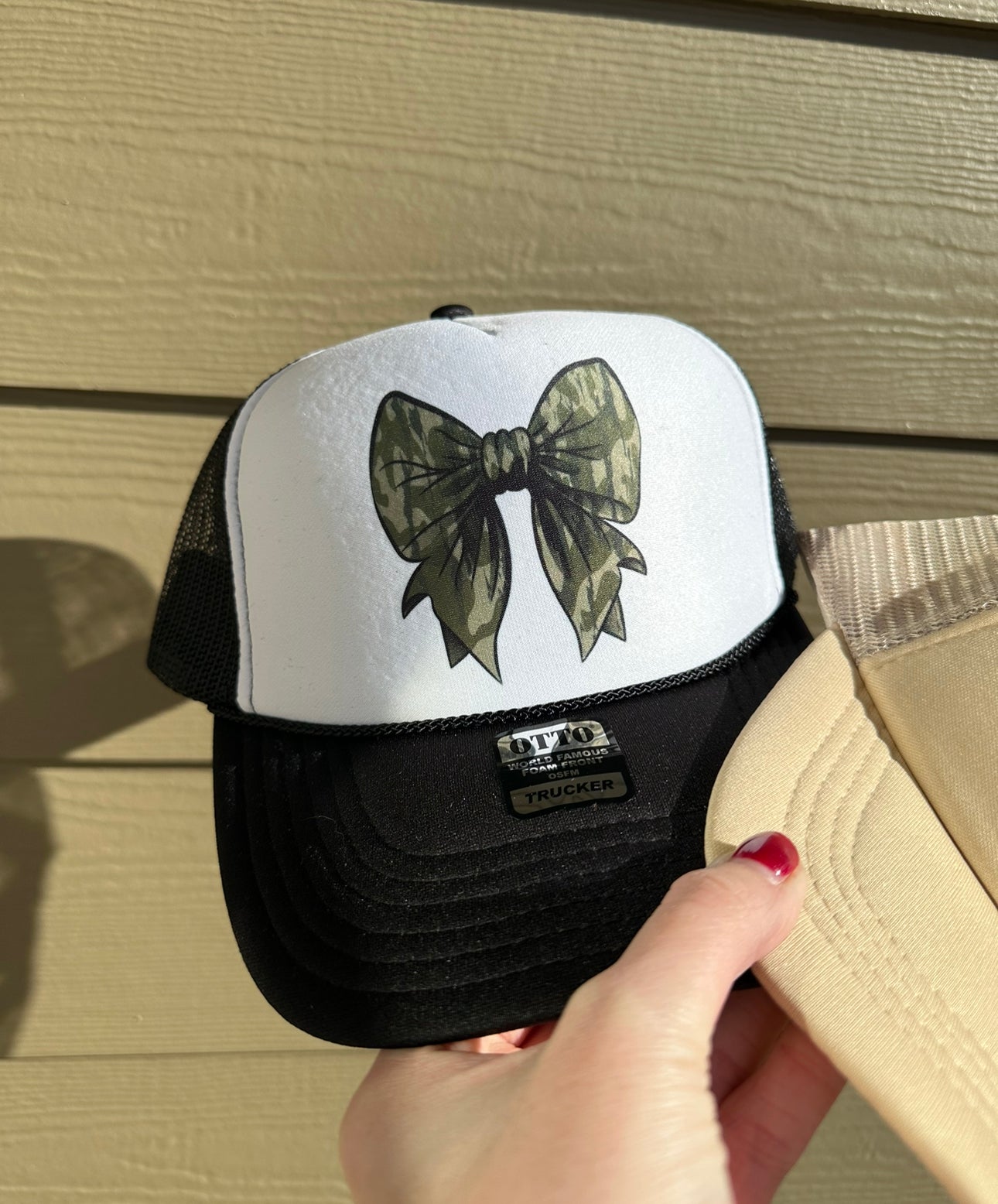 Camo Bow Trucker Hat