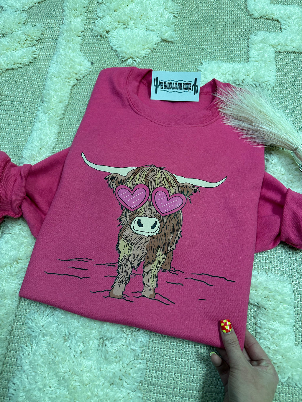 Highland Cow Valentines Graphic