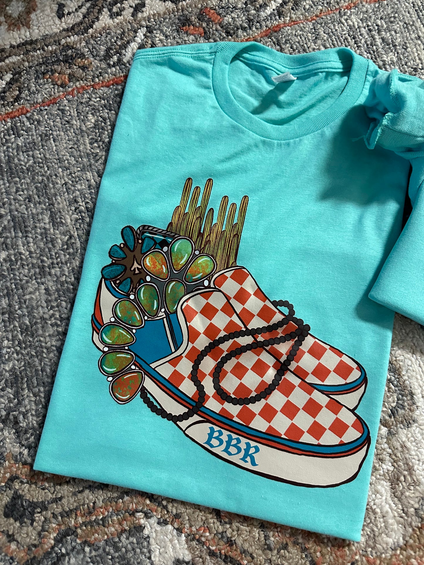 BBR vans blue Western Graphic