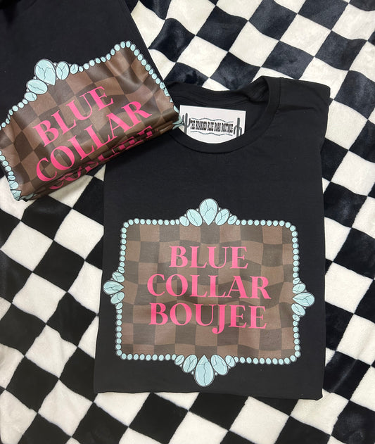 Blue Collar Boujee Western Graphic