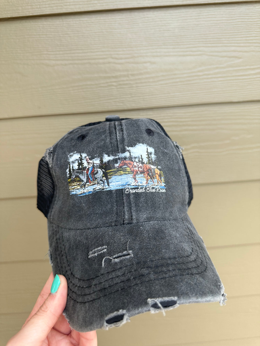 BBR Logo Crossing the River Trucker Hat - RTS