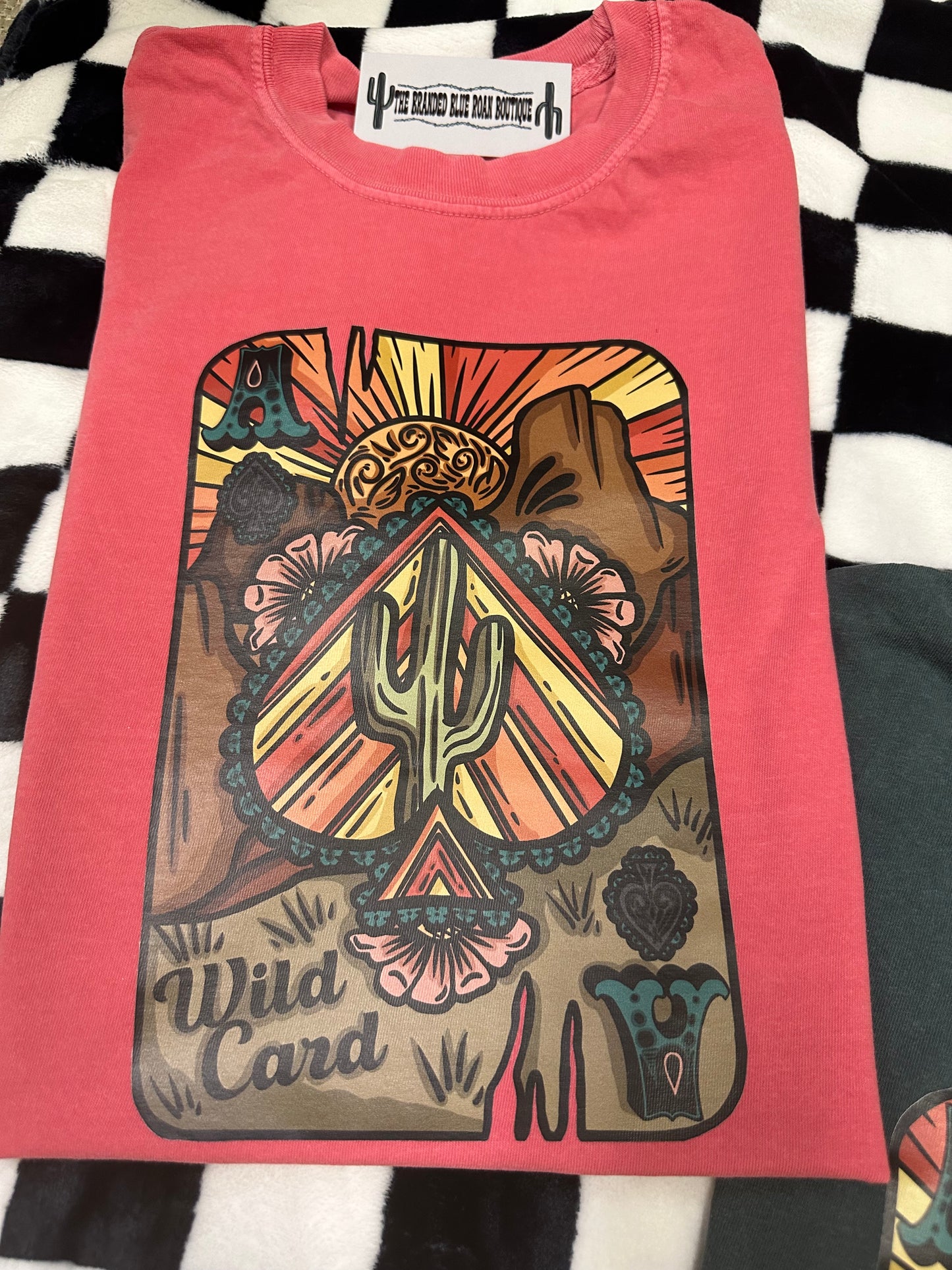 Boho Wild Card tee  - Comfort Colors