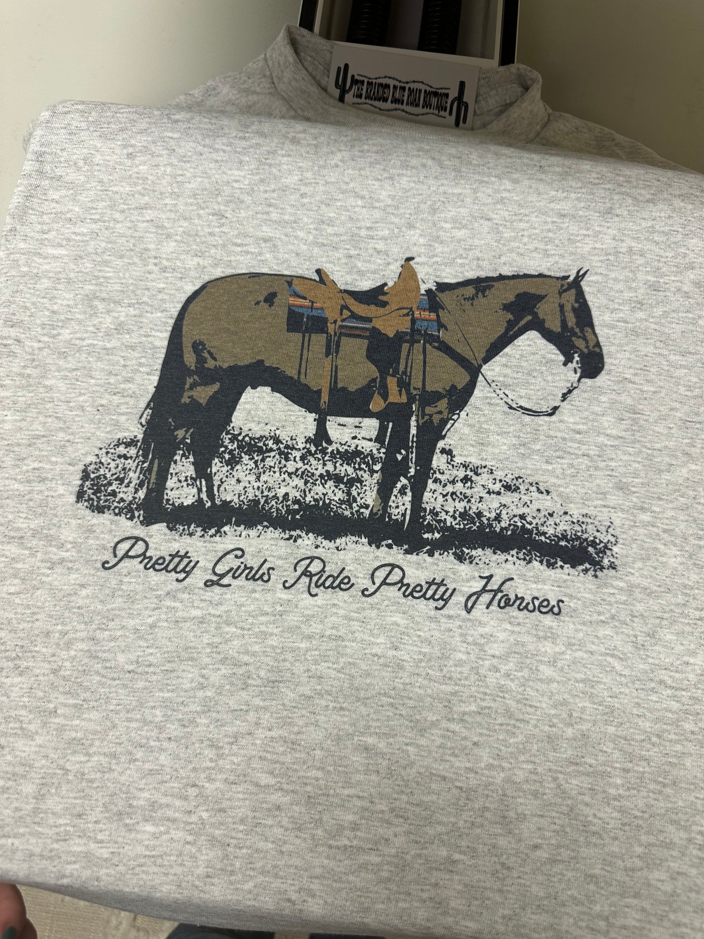 Pretty Girls Ride Pretty Horses Western Graphic Tee