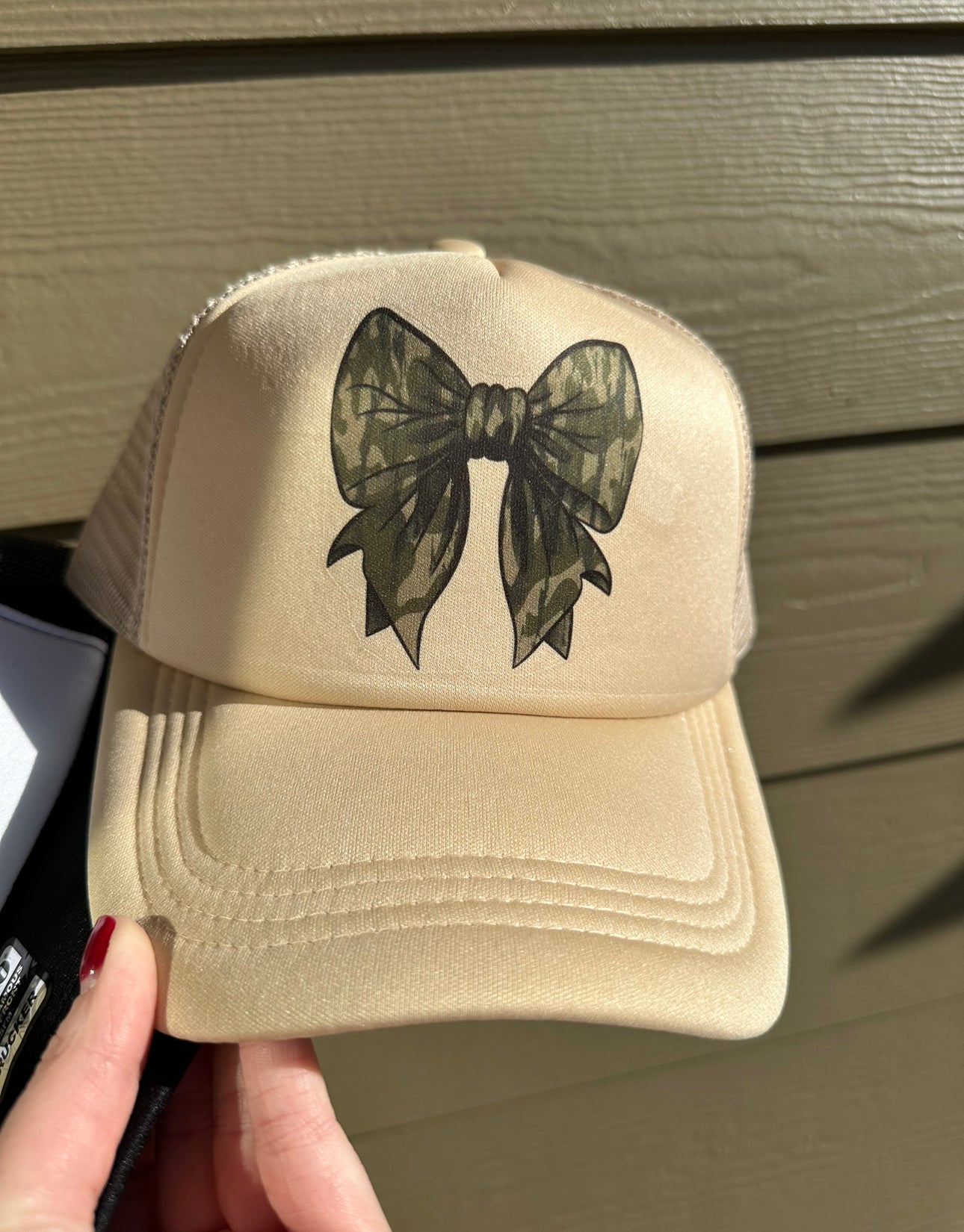 Camo Bow Trucker Hat