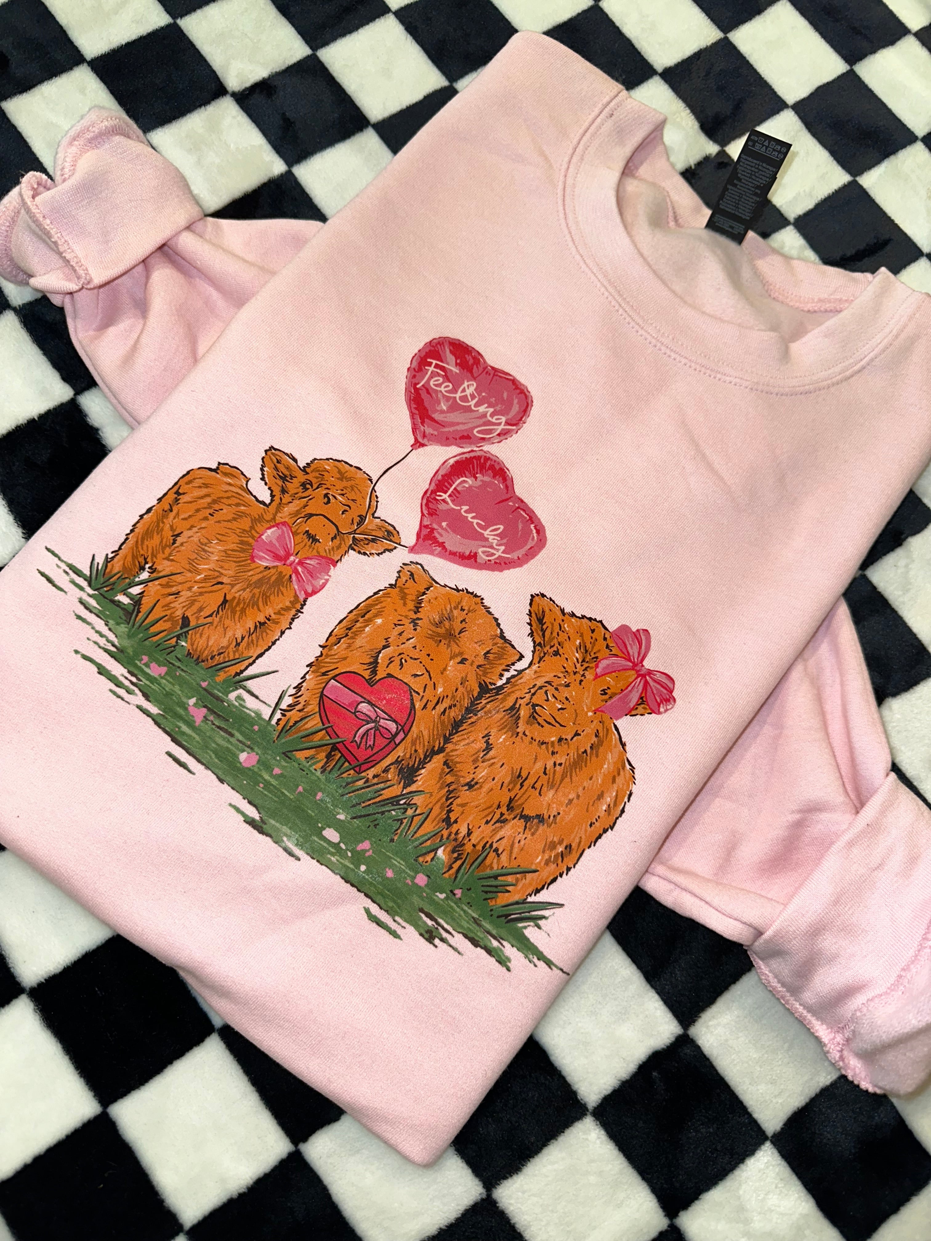 Feelin Lucky Valentines Graphic