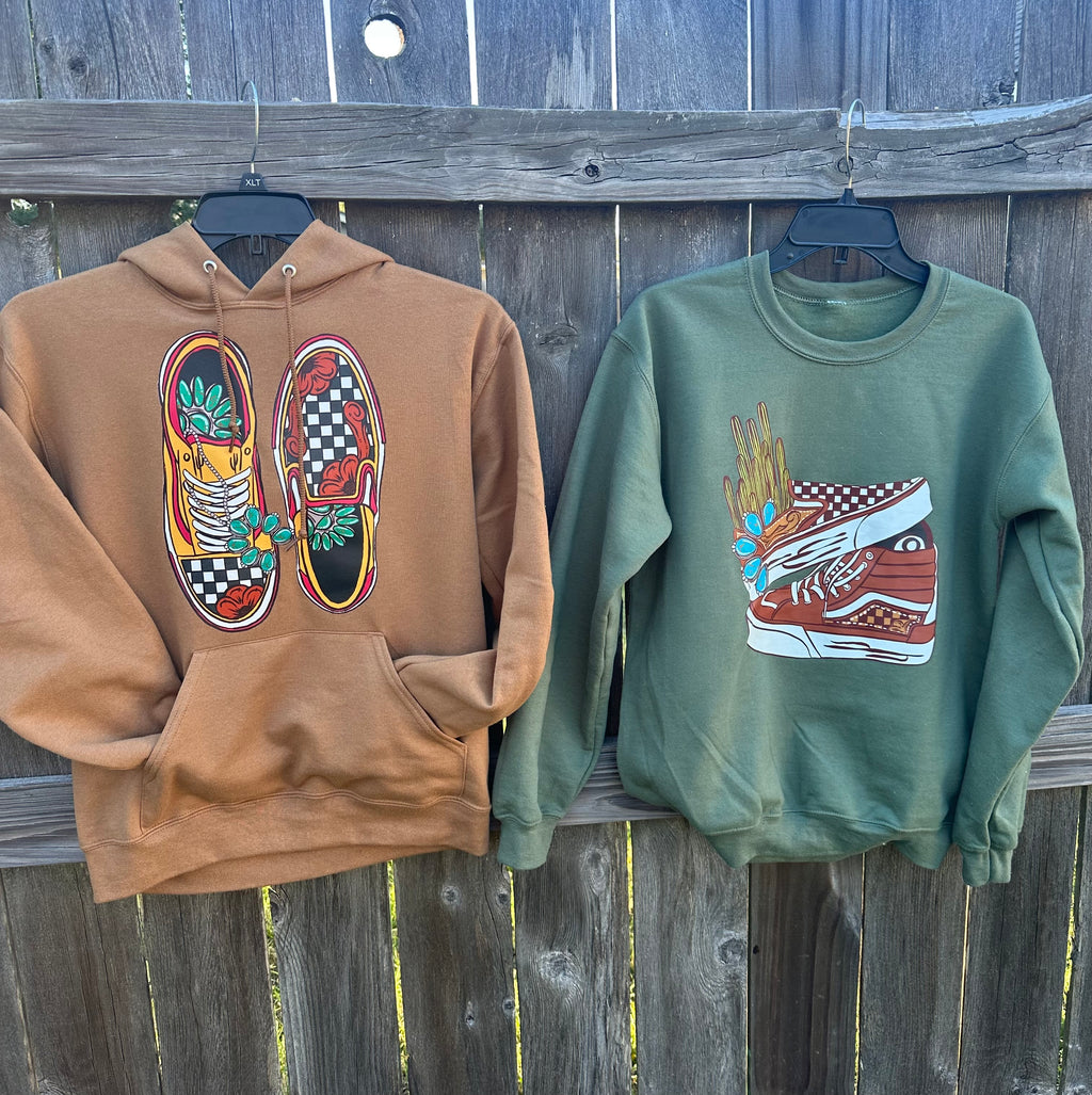 Western Stacked Shoes Graphic