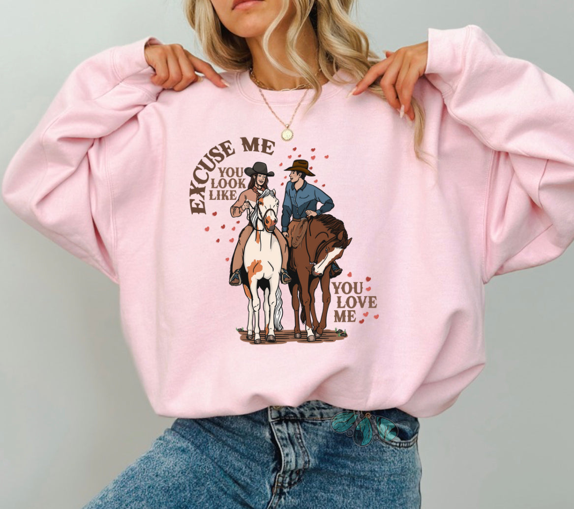 Excuse Me Valentines Graphic