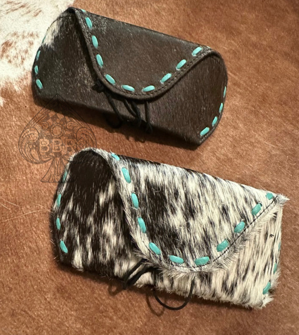 Cowhide Sunglass Holder (exact hides) - RTS