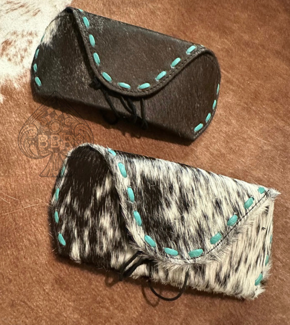 Cowhide Sunglass Holder (exact hides) - RTS