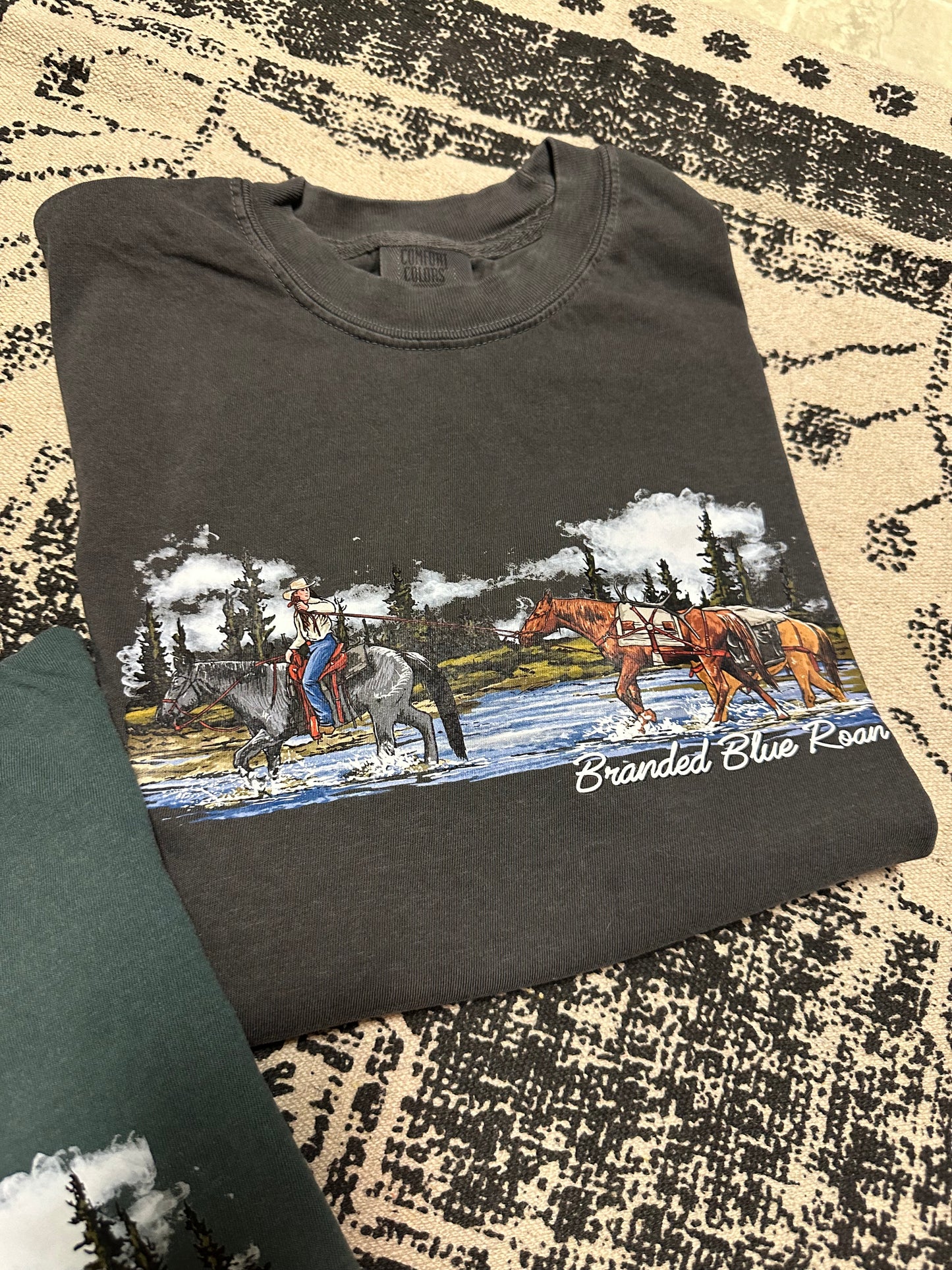 BBR crossing river - Comfort Colors tee