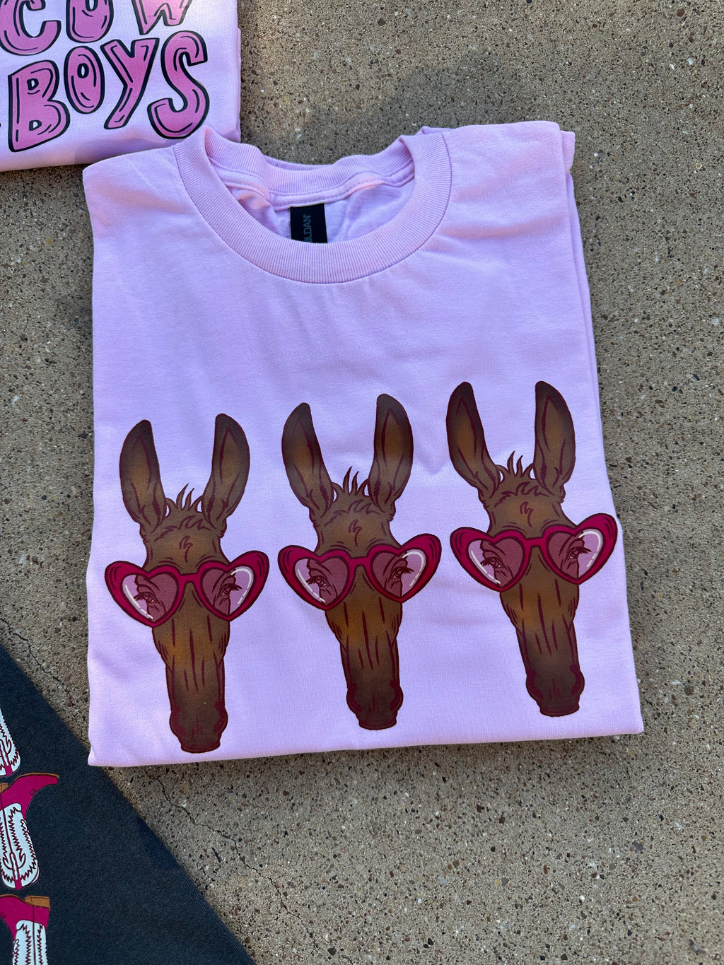 Donkey Love Valentines Graphic