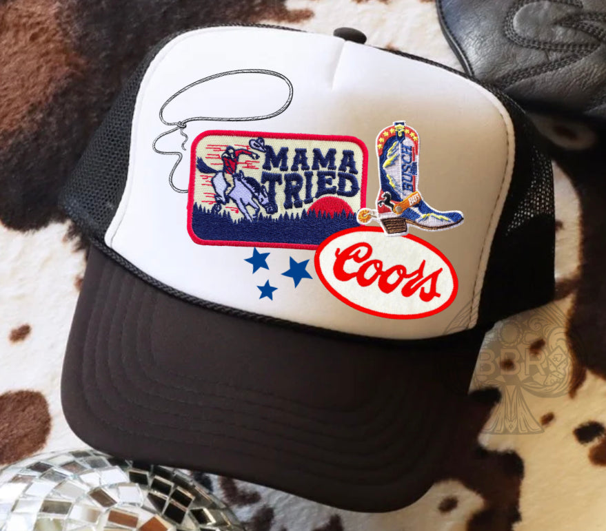 Mama Tried Rodeo Combo Trucker Hat