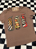 Wild Chaps Brown Adult Baby Tee