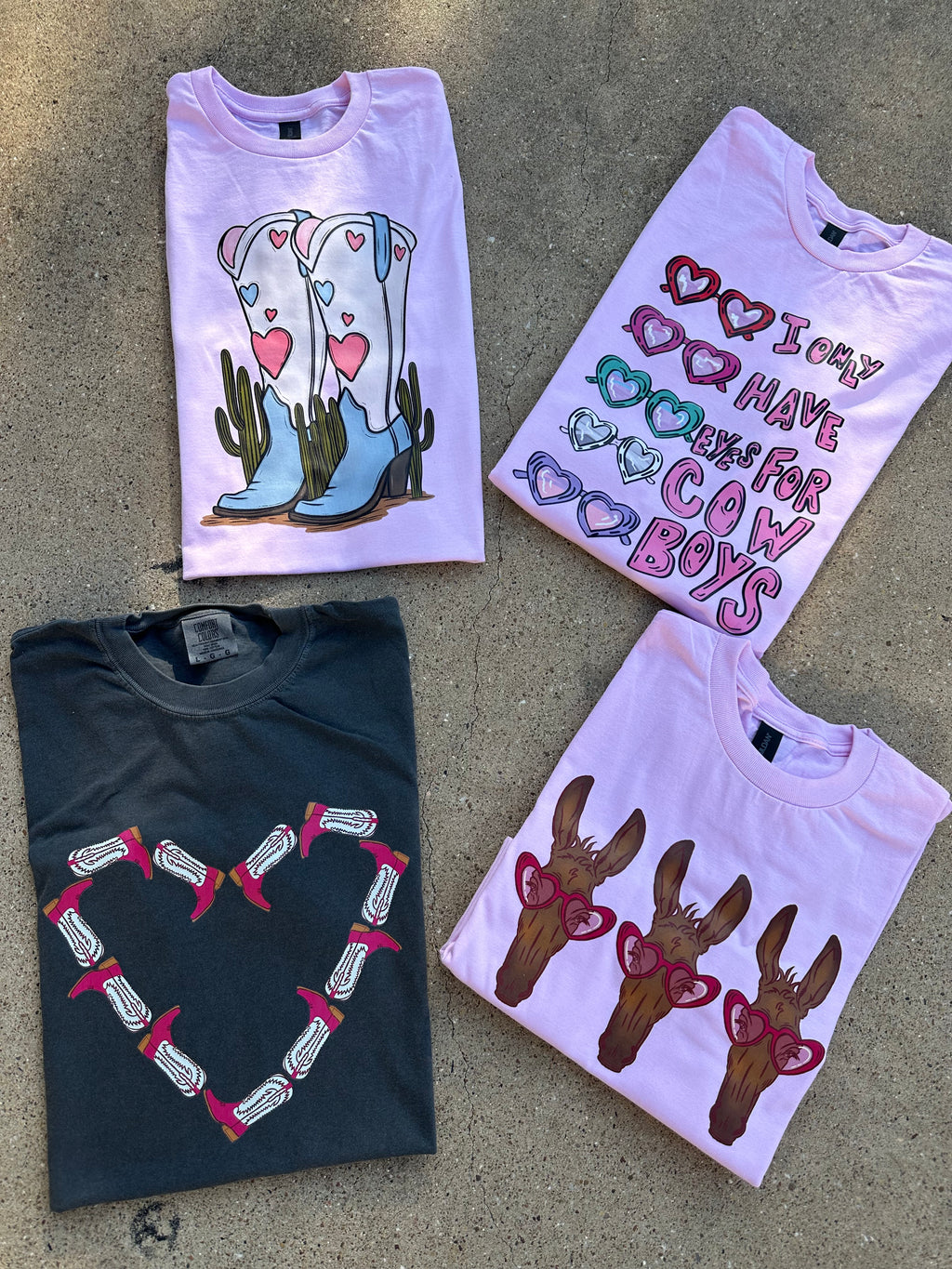 Donkey Love Valentines Graphic