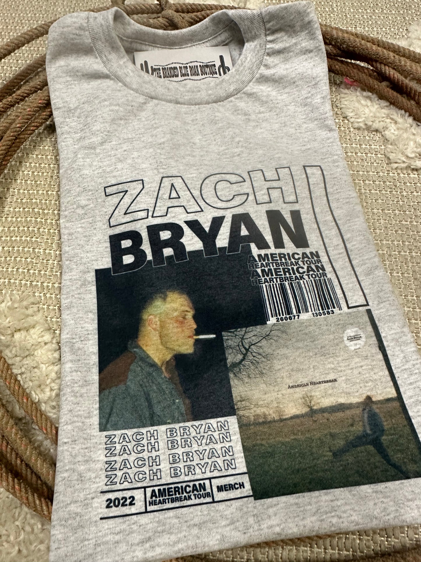 Zach Bryan Collage Graphic Tee