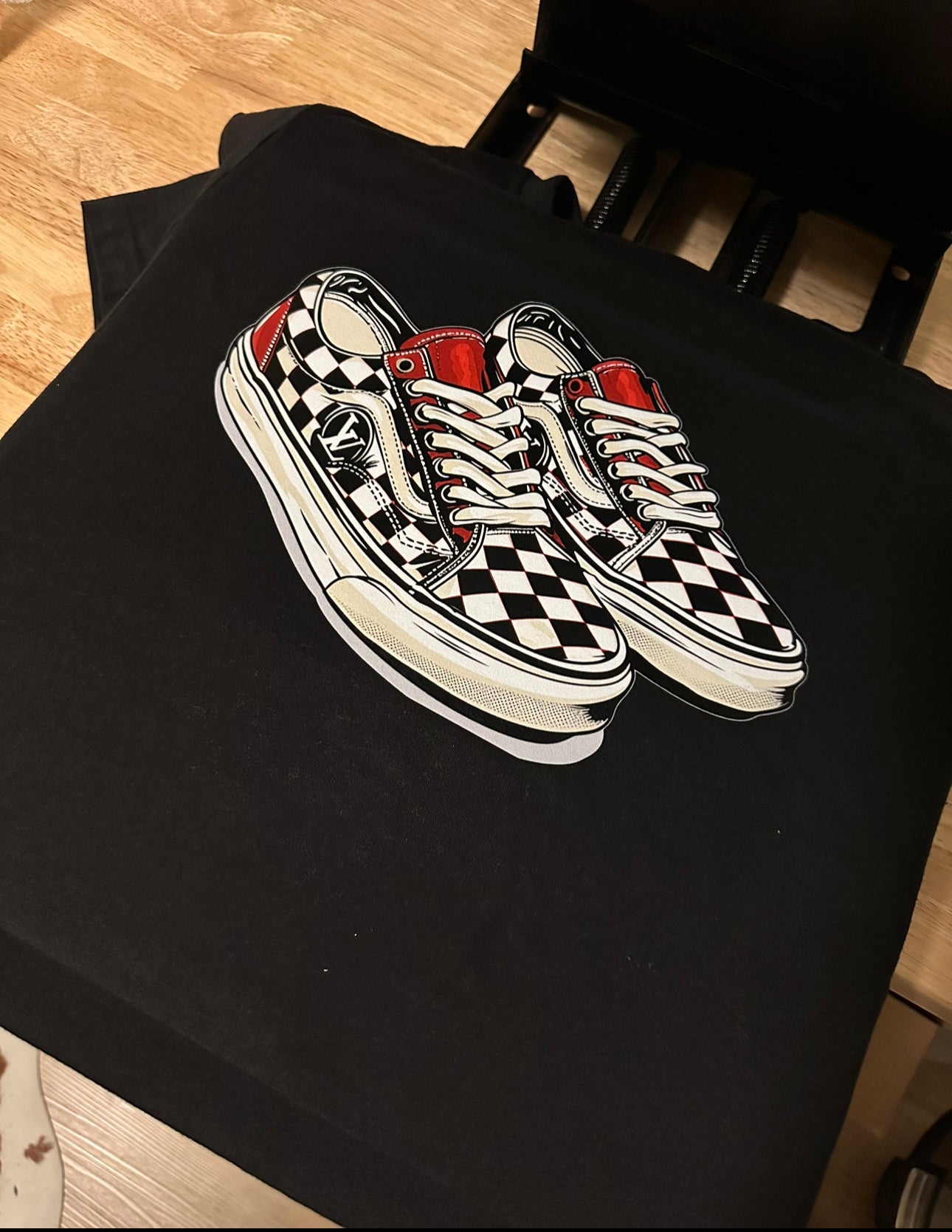 Checkered Shoes Tee