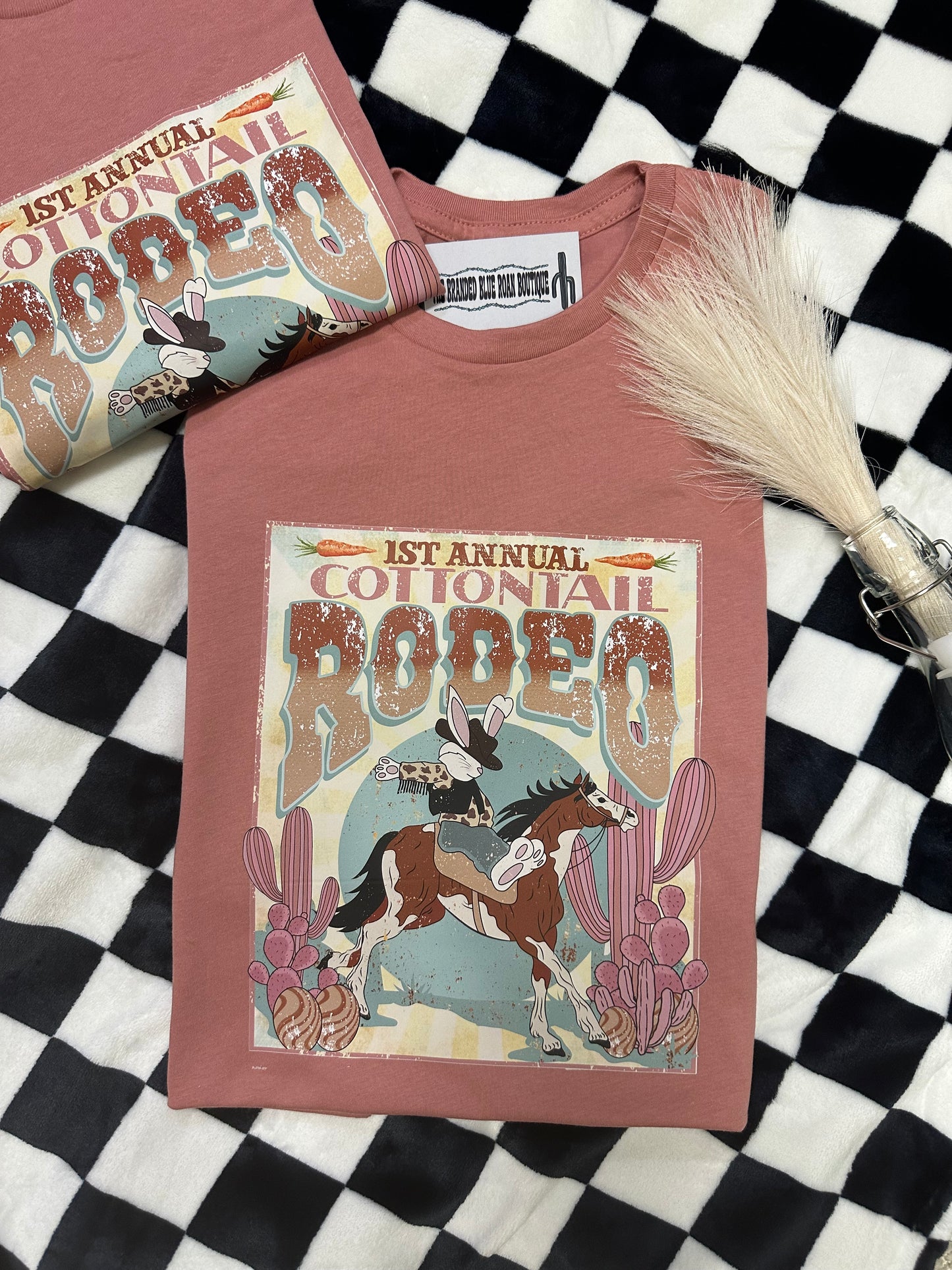 Cottontail Easter Rodeo graphic tee