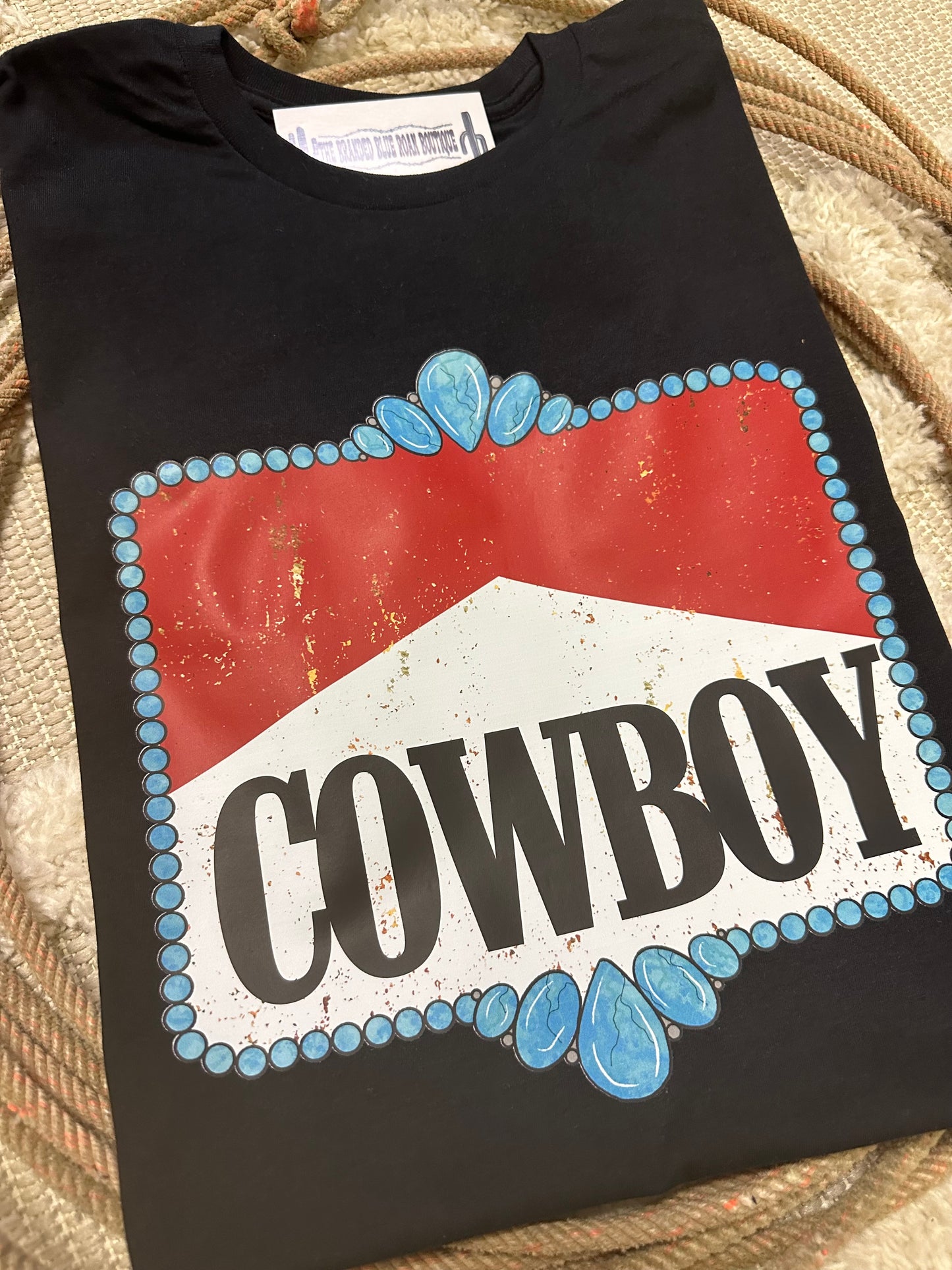 Vintage Cowboy Western Graphic