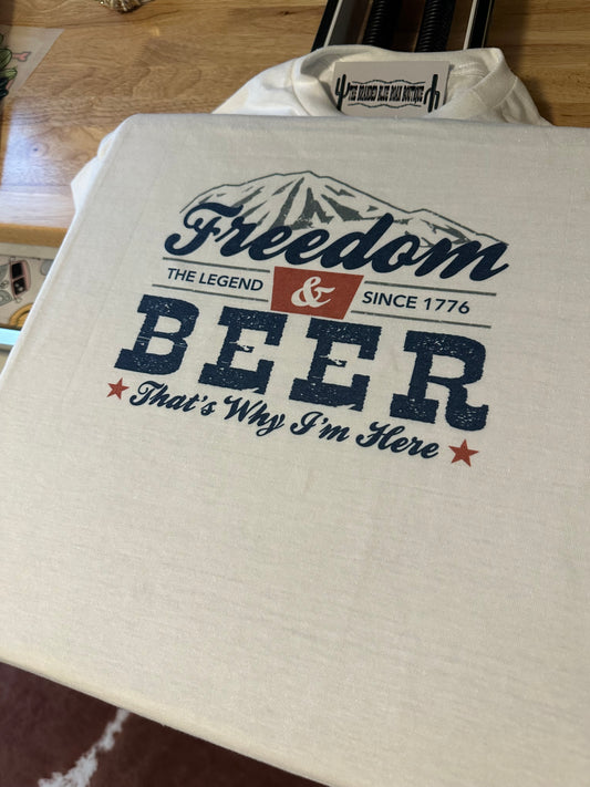 Freedom of Beer Graphic Tee