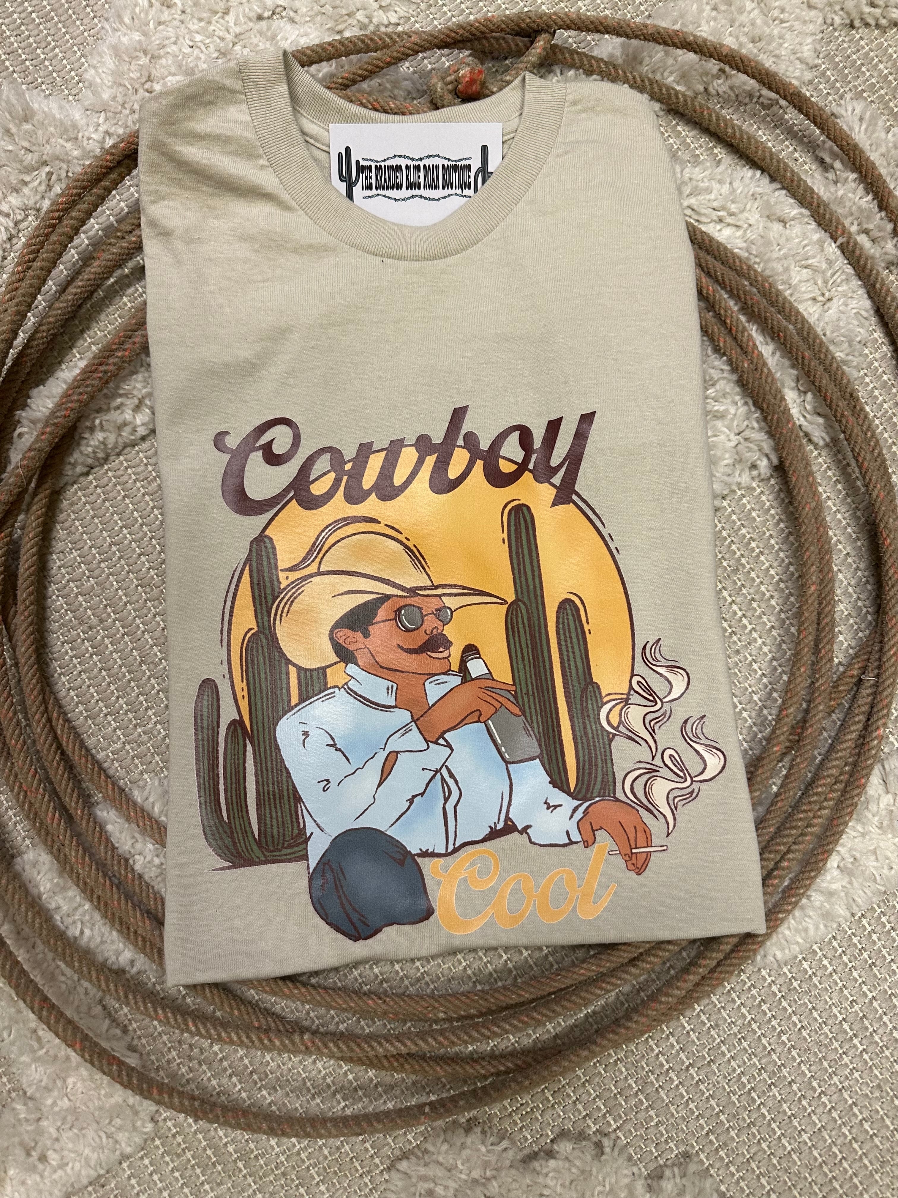 Cowboy Cool Western Graphic Crewneck - RTS